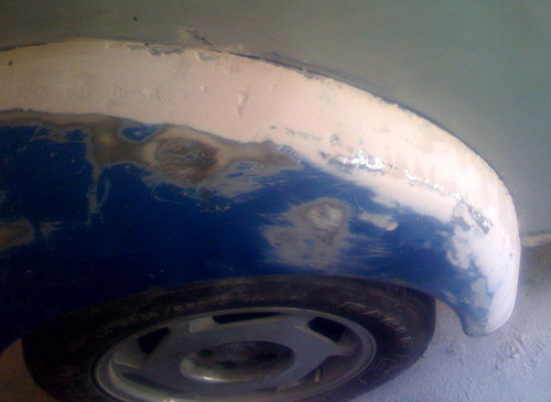 VW Beetle custom fender