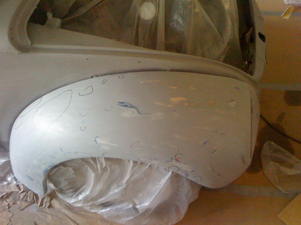 VW Beetle fender