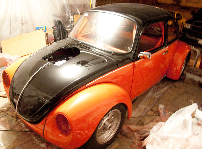 VW Beetle painting