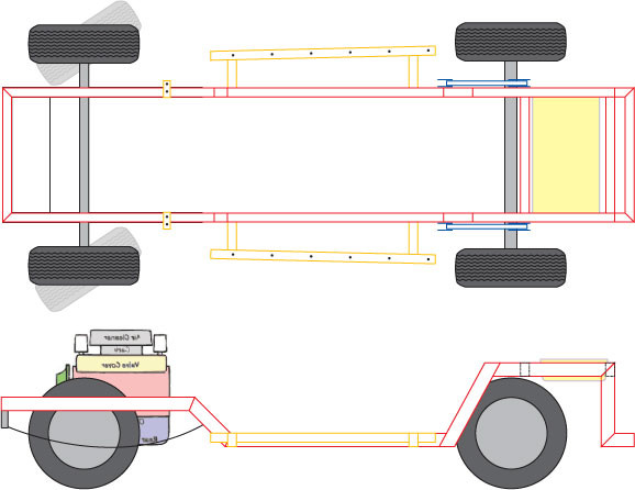 VW beetle front engine chassis design