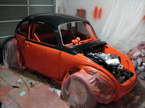 VW Beetle painting