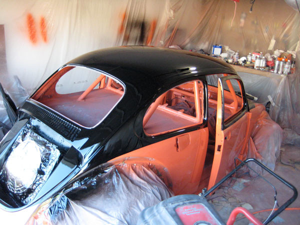 VW Beetle painting