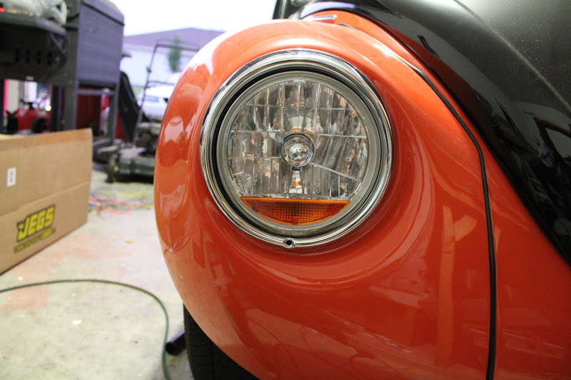 VW Beetle headlight