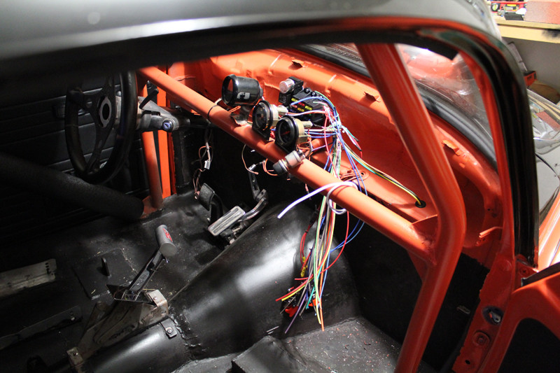 V8 VW Beetle interior wiring