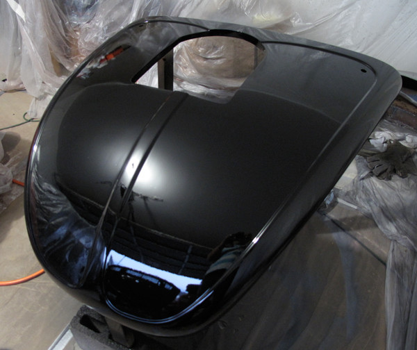 VW Beetle painting hood