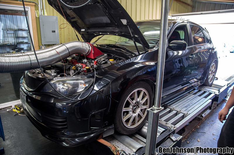 Subaru STi engine dyno