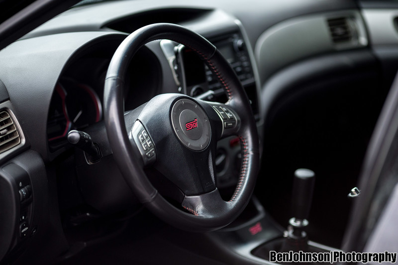 2010 Subaru STI interior