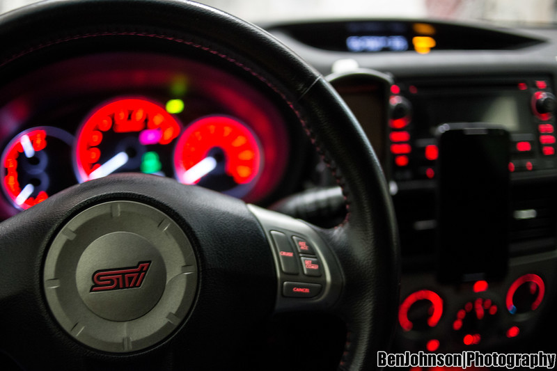 2010 Subaru STI dash