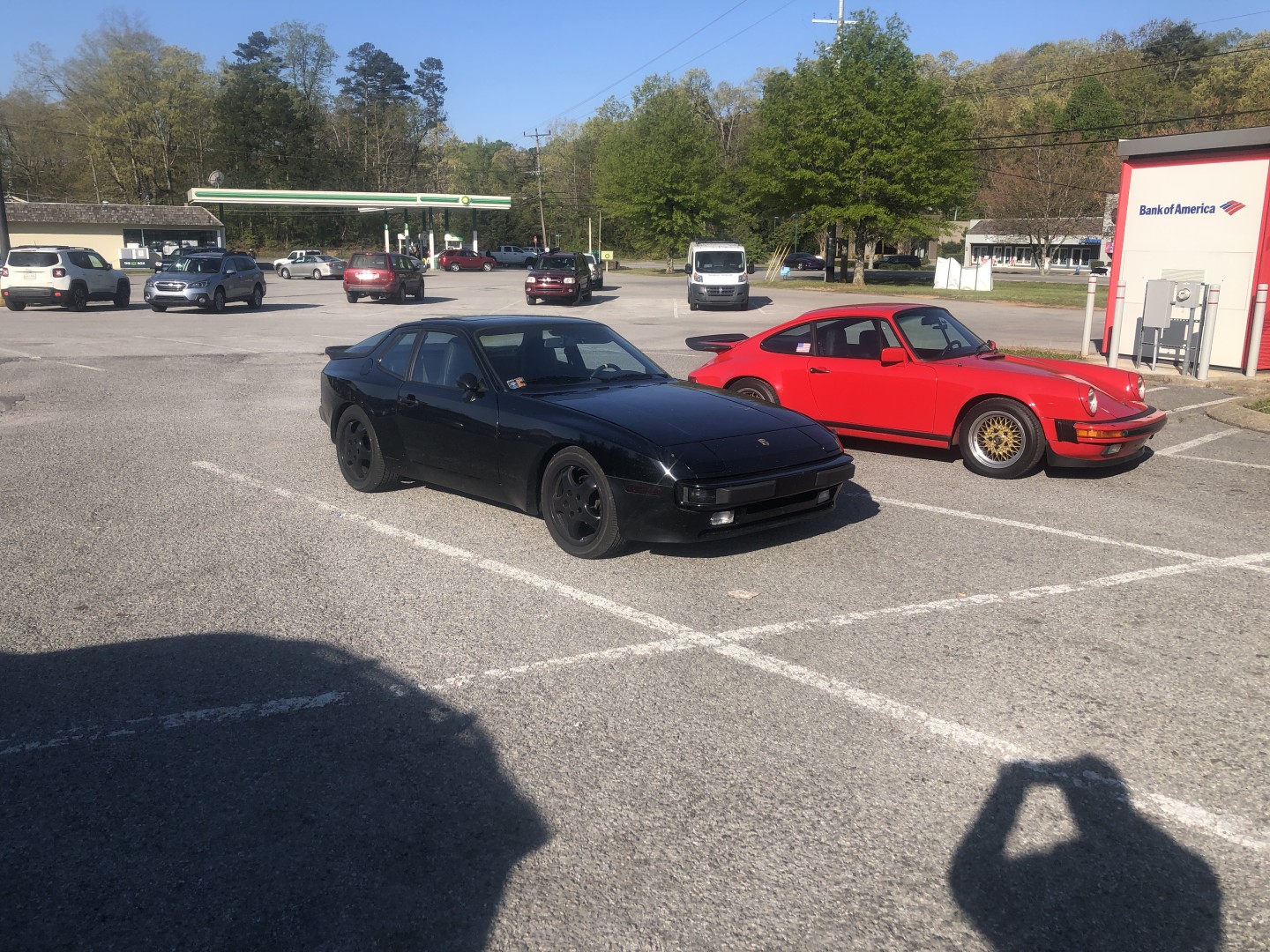 Found a friend at the grocery store. 