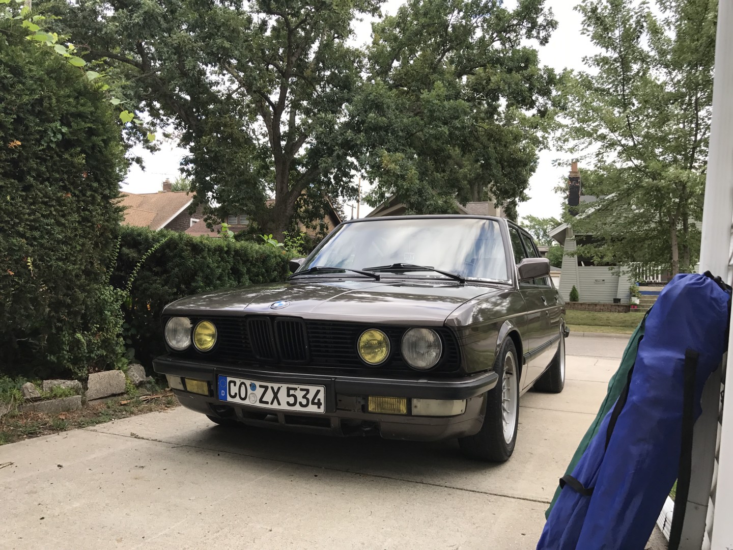 A 1988 528e that will be getting M3 power.