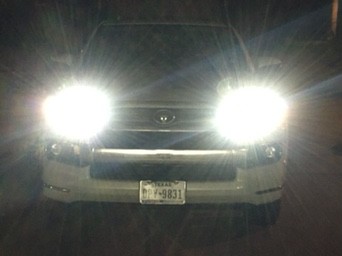 High Beam...LED White 6000K, very bright.  I really love these LED headlight bulbs.